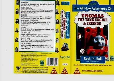 THOMAS THE TANK ENGINE-ROCK 'N' ROLL! Pal Vhs Tape~ A Rare Find ~ • $49.99