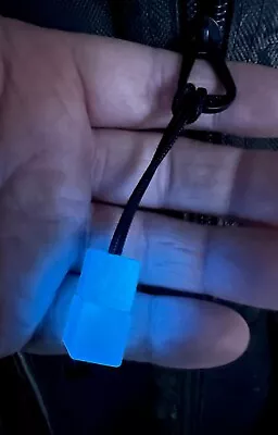 £3.99 • Buy 2x Zip Puller, Zip Cord Replacment, Glow In The Dark Camping, Carp, Fishing