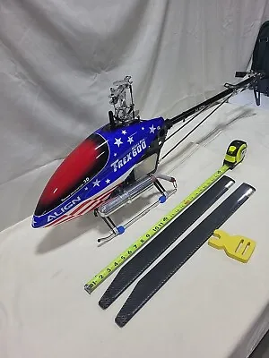 Align T Rex 600 Nitro Pro 3d Helicopter Preowned Perfect Shape With Upgrades • $600