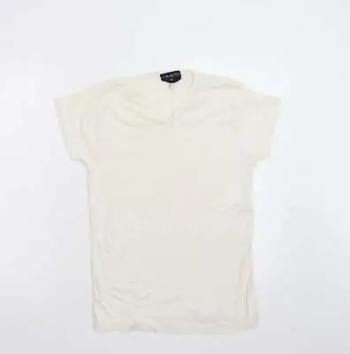£3.25 • Buy Urban Spirit Womens White Cotton Basic T-Shirt Size M V-Neck