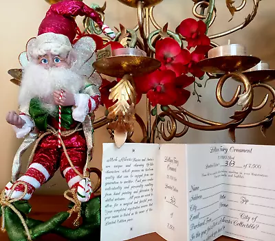 Mark Roberts Lollipop Elf Fairy Christmas Ornament Tree Shelf Sitter OG TAGS • $34.99