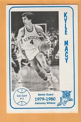 Kyle Macy Kentucky Wildcats 1979-80 Foodtown Card #2 Peru Indiana 3A • $10