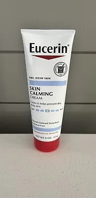 Eucerin Skin Calming Itching Soothing Cream Natural Oatmeal Enriched 8 OZ 1pc • $12