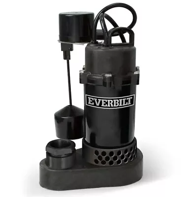Everbilt 1/2 HP Aluminum Sump Pump Vertical Switch HDSP50V New OB Lot 1163 • $114.99