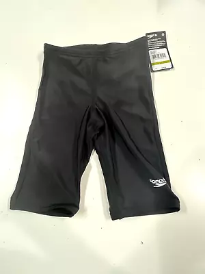 Speedo Men's Swimsuit Jammer ProLT Solid Black Size 24 • $24