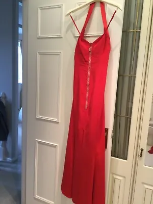 £30 • Buy Simon Ellis Evening Dress. Red. Size 12.
