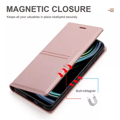 For Samsung S23 S22 S21 S20 S10 S9 S8+ S7 Note20 Ultra Case Leather Wallet Cover • $13.99