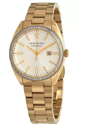 Movado Heritage-Datron Quartz Diamond Ladies Watch 3650070 • $475