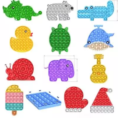£3.49 • Buy Bubble Fidget Popper Push It Sensory Kids Toy Special Needs Autism Stress Relief