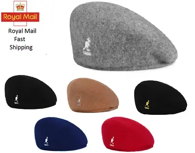 £8.99 • Buy New Kangol Woolen Beret Hat Winter Wool Warm Newsboy Flat Caps Casual Men Women