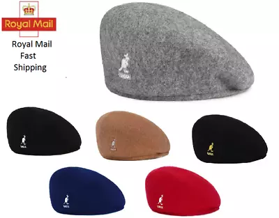 £8.99 • Buy New Kangol Woolen Beret Hat Winter Wool Warm Newsboy Flat Caps Casual Men Women