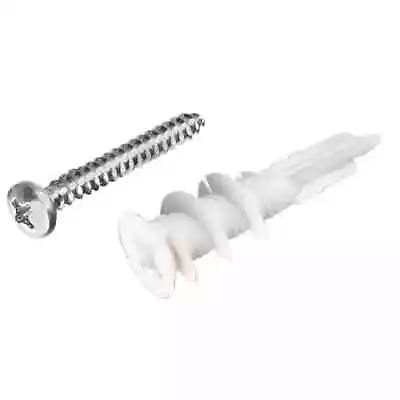 E-Z Ancor Twist-N-Lock 50 Lbs. Drywall Anchors With Screws (6-Pack)- Free Ship • $6.77