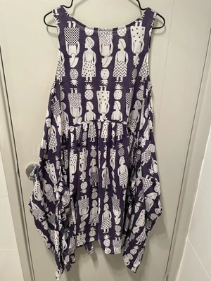 $16.50 • Buy Gorman I Carried A Pineapple Tulip Dress Size S