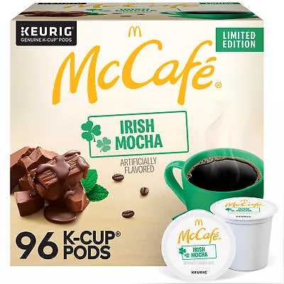 McCafe Irish Mocha Keurig Single Serve K-Cup Pods Flavored Coffee 96 Count • $39.99