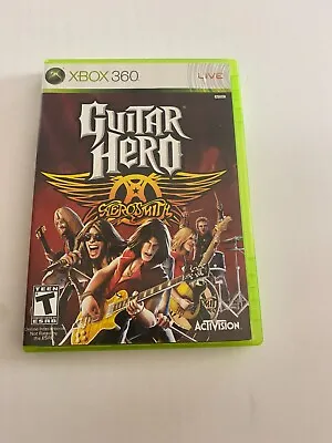 $12.95 • Buy Guitar Hero Aerosmith (Microsoft Xbox 360, LIVE 2008) Authentic Tested Rated T