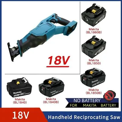 LXT 18V Lithium Ion Wireless Handheld Reciprocating Saw Body Makita DJR186Z • £30.99
