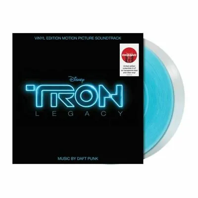 Daft Punk Tron Legacy Vinyl LP Transparent Clear/Blue Target Exclusive • $49.99