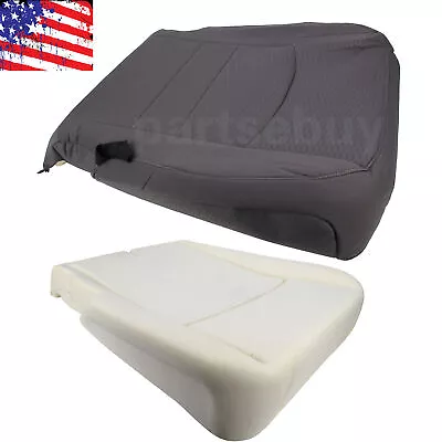 Seat Cover Gray + Foam Cushion 13-2018 For Dodge Ram 1500 2500 3500 4500 5500  • $55.94