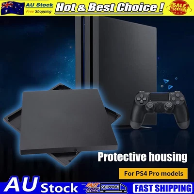 $43.49 • Buy Plastic Faceplate Cover Black Game Accessories For Game Machines (for PS4 Pro)