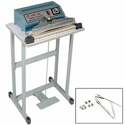 New 110V 12  Foot Pedal Impulse Sealer Heat Seal Machine Plastic Bag Sealing • $79.99