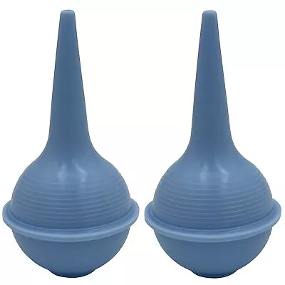 2pk Sterile Ear Syringe 2oz / 60ml Blue Rubber Bulb For Washing & Wax Removal • $6.68