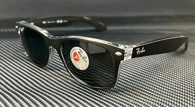 RAY BAN RB2132 605258 Black Square 55 Mm Unisex Polarized Sunglasses • $200