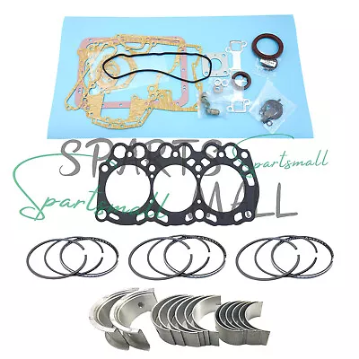 L3E Engine Full Gasket Set Rings Bearings For Mitsubishi L3E Engine MM20 MM20CR • $239