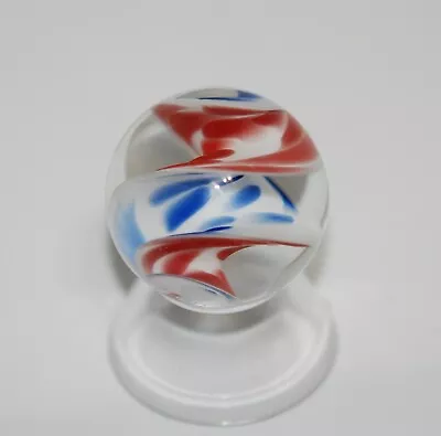 Contemporary Art Glass Handmade Borosilicate Twist Marble 1.2 Inches • $15