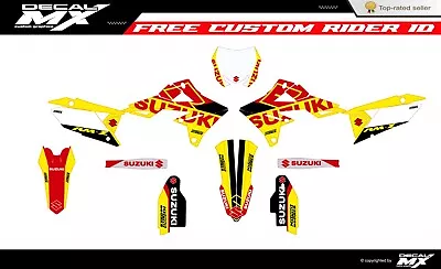 Fits Suzuki RMZ 250 2019 To 2024 RMZ450 2018 To 2024 Graphic Kit Decals Stickers • $128.24