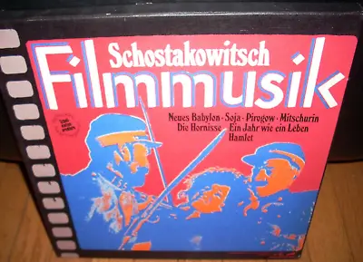 SHOSTAKOVICH Filmmusik / Film Music ( Classical ) 4lp Box Melodiya • $48
