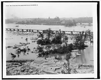 Belle IsleJames River FallsbridgeislandswaterRichmondVirginiaVAc1908 • $9.99