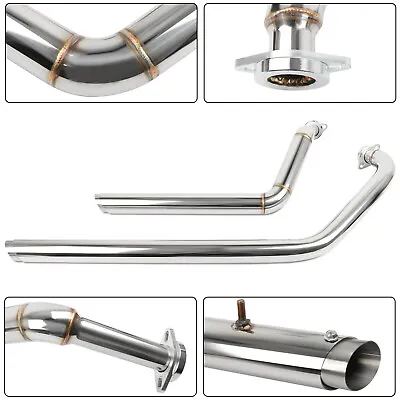 Exhaust Pipes Slash System For Suzuki Boulevard M50 C50 C/T VL800 Volusia Chrome • $325