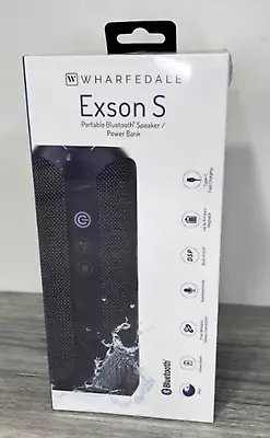 Wharfedale Exson S Portable Boom Box Speaker IPX7 20W Clearance Price! • £24.99