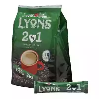 LYONS 2 IN 1 Instant Coffee 10 Sachets (1X To 8X ) CHEAP Free Delivery • £9.47