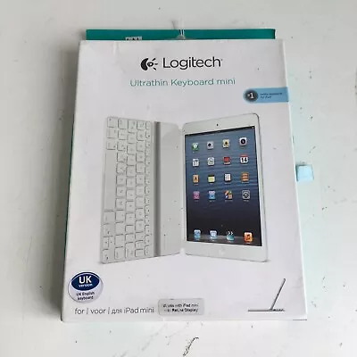 Logitech Ultrathin Keyboard IPad Mini (White) FO • £6