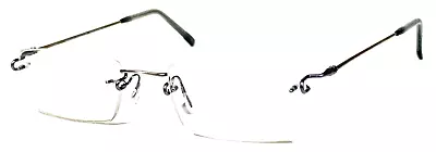 KAZUO KAWASAKI MP-631 Japan Silver Matte Rimless Eyeglasses Frame -19-140 • $64