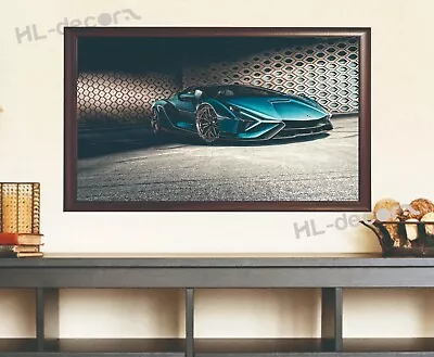 UNFRAMED Lamborghini Sian Roadster Car Canvas Prints Poster Wall Art Home Decor • $9.99