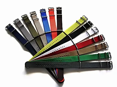 NATO ® X-treme Heavy Ballistic Nylon G10 Military Sport Watchband Strap Bond USA • $24.95