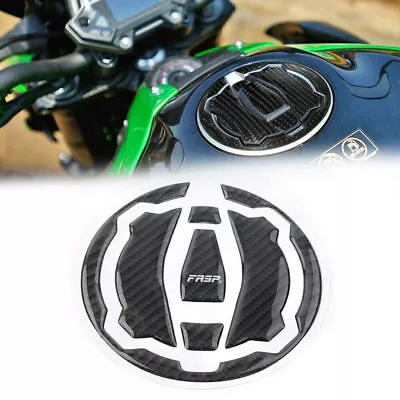 Fuel Gas Tank Cap Cover Pad Sticker For Kawasaki Ninja 400 650 Z900 Z650 2017-20 • £7.39