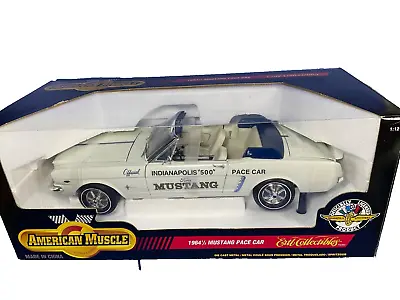 Ertl Collectibles American Muscle 1964 1/2 Mustang Indy Pace Car 1:12 NIB • $143.99