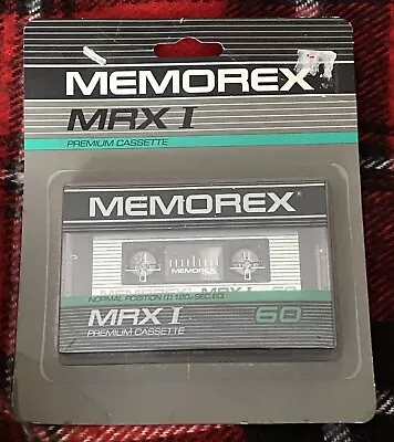 Memorex MRX I Premium Cassette Tape 60 OEM Vintage Blank • $8.79