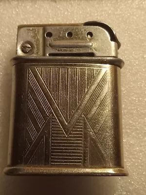 Vintage French Lift Arm Lighter With Wind Guard.  Art Deco Design.   • $39.99