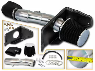 BCP BLACK 05-09 Ford Mustang GT 4.6L V8 Cold Air Intake Racing System + Filter • $80.99