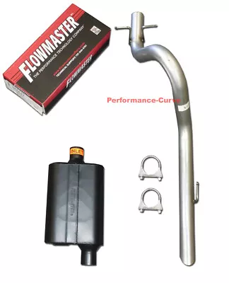 1991 - 1996 Jeep Wrangler Performance Exhaust W/ Flowmaster Super 44 Muffler • $174.95