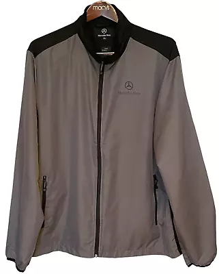 Mercedes Benz Men's XX Large Two Tone Windbreaker Jacket Full Zip • $29.99