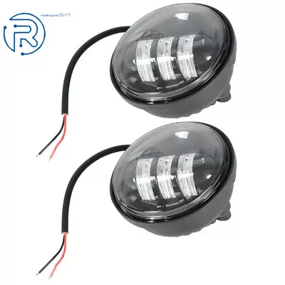 Fit For Motorcycle 2×4.5 Inch LED Spot Fog Passing Lights Lamp • $9.02