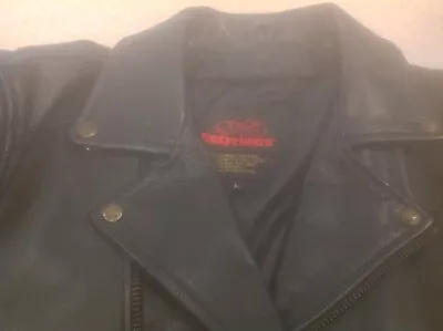 EasyRiders Vintage Leather Biker Jacket Size Lg Original Owner • $200