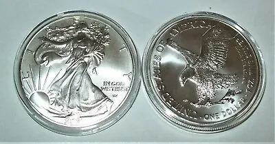 $35 • Buy 2021 Type 2  American Silver Eagle 1 Troy Oz. .999 Fine One Dollar Coin BU