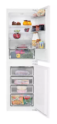 Beko ICQFD355 50:50 Integrated Frost Free Fridge Freezer - White RRP £455 • £275