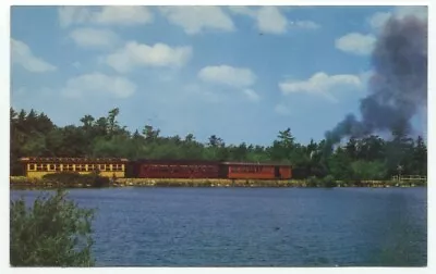 South Carver MA The Edaville Railroad Narrow Gauge Train Postcard Massachusetts • $0.99